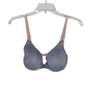 Victoria's Secret  T-Shirt Uplift Semi Demi Padded Lavender Grey Pink 32D
